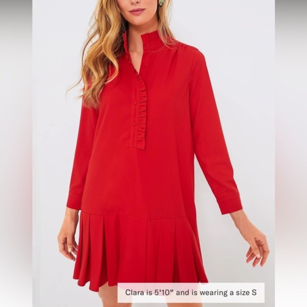 Tuckernuck Red Crepe Tate Dress size XL